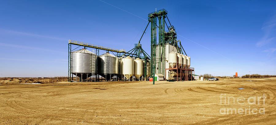Grain Elevator In Canada Photograph