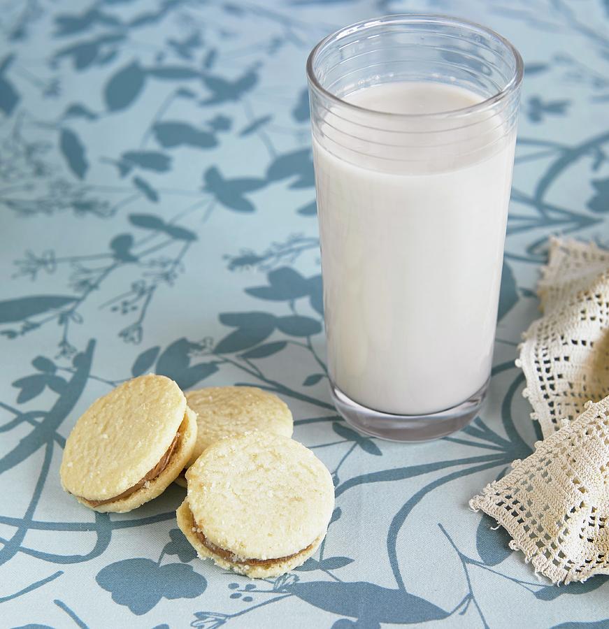 Grain Milk With Biscuits Photograph by Allison Dinner