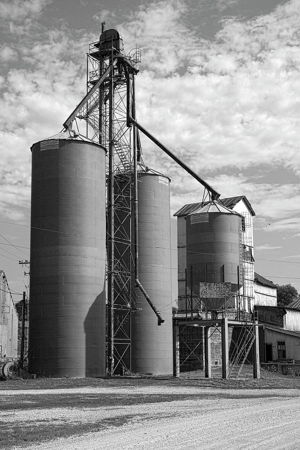 Grain Silos Photograph by Randy Waln Fine Art America
