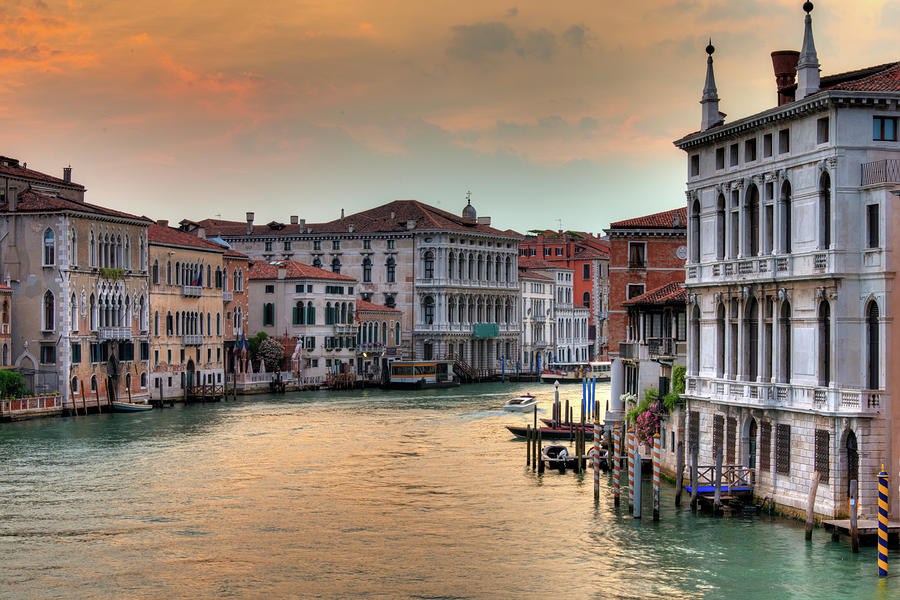 Grand Canal In Venice Photograph by Emad Aljumah