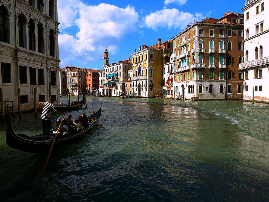 Architecture Photograph - Grand Canal In Venice by Giorgio Pizzocaro