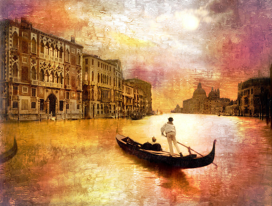 Grand Canal in Venice Remastered Photograph by Carlos Diaz