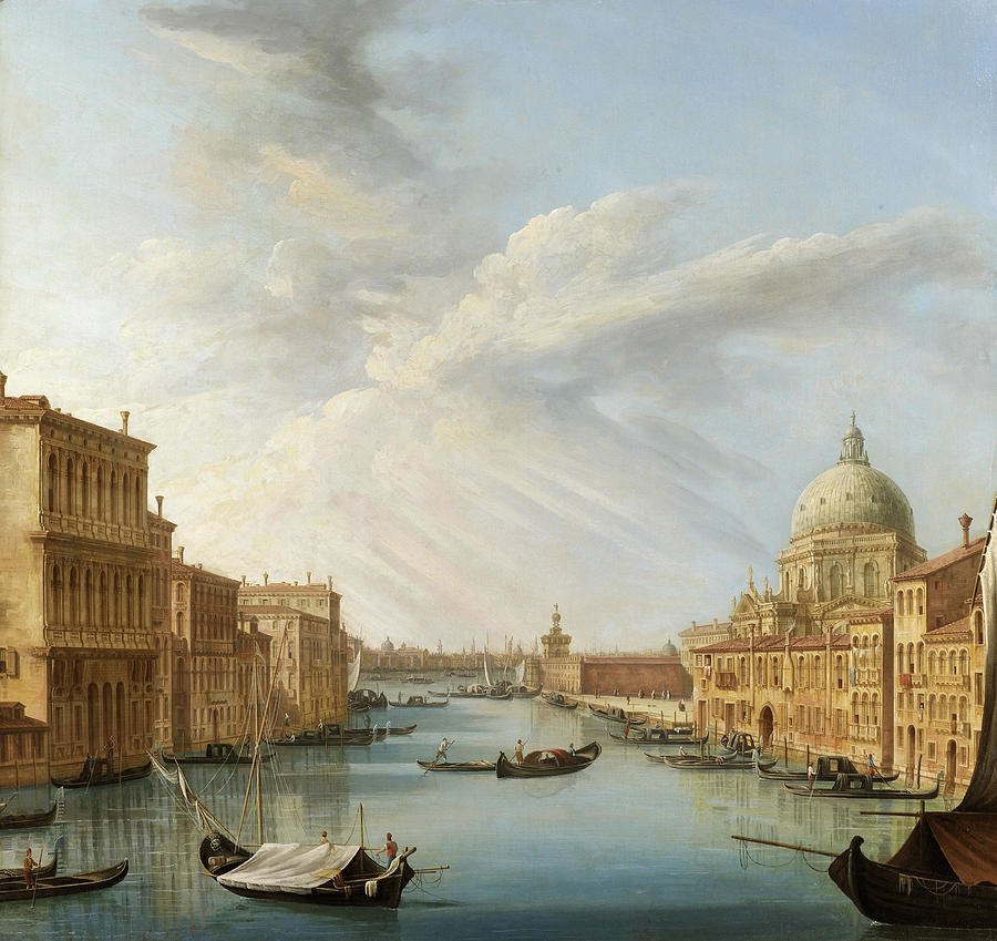 Architecture Painting - Grand Canal by Pietro Bellotti