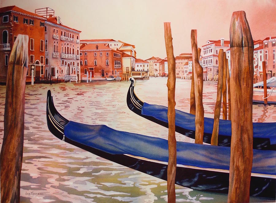 Grand Canal, Venice Painting by Joye Moon - Pixels