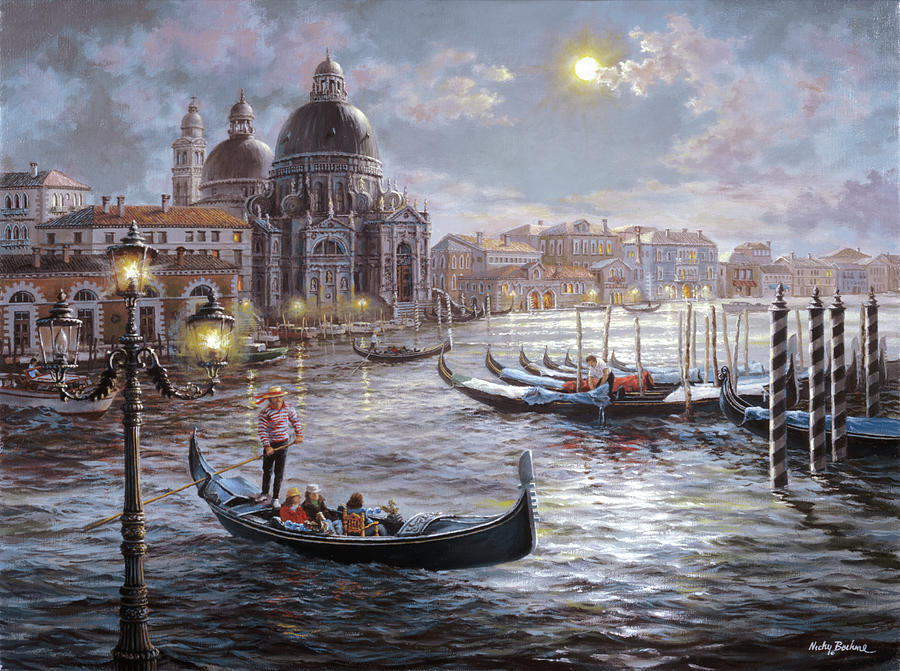 Grand Canal Venice Painting - Grand Canal Venice by Nicky Boehme