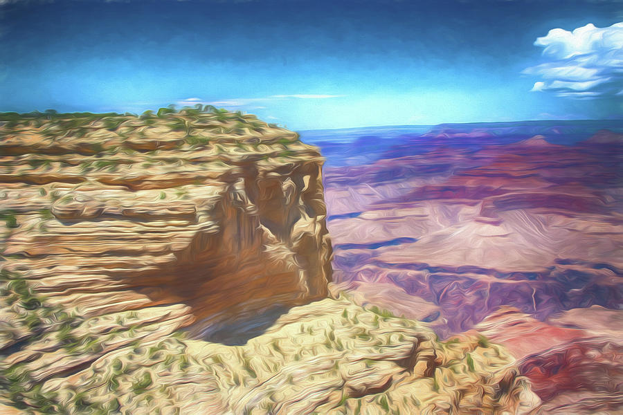 Grand Canyon Digital Art by Alan Goldberg