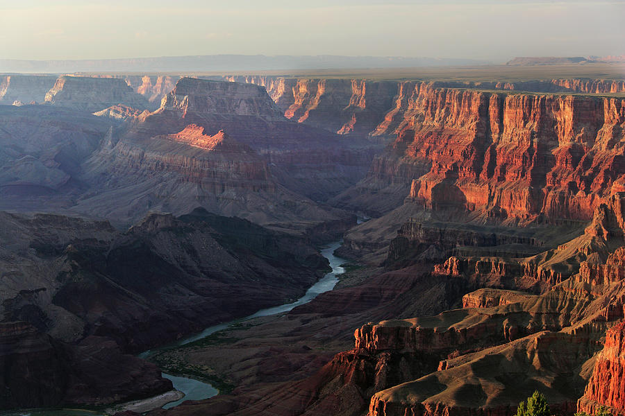 Grand Canyon And Colorado River In Photograph by Guy Vanderelst