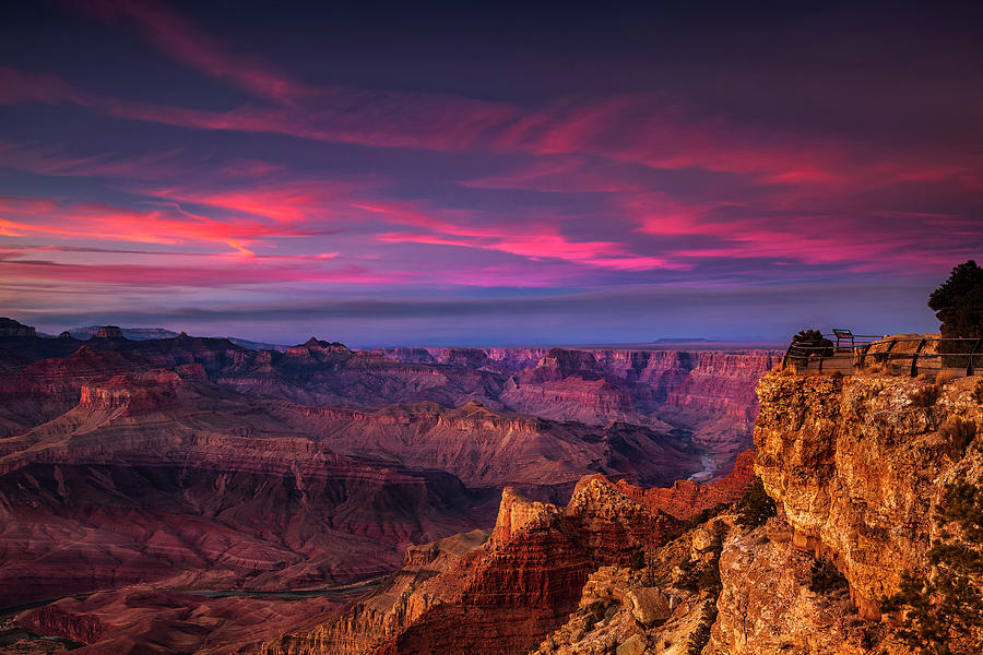 Grand Canyon at Dusk Photograph by Andrew Soundarajan