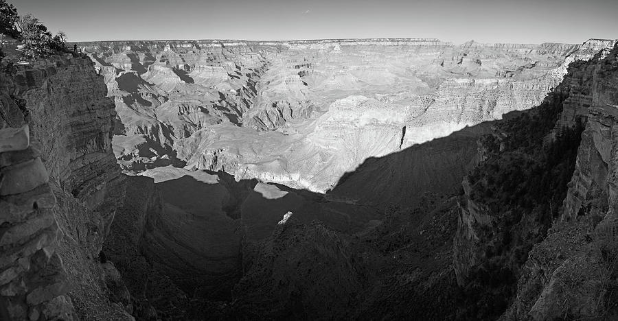 Grand Canyon Black and White Panorama Photograph by Chance Kafka