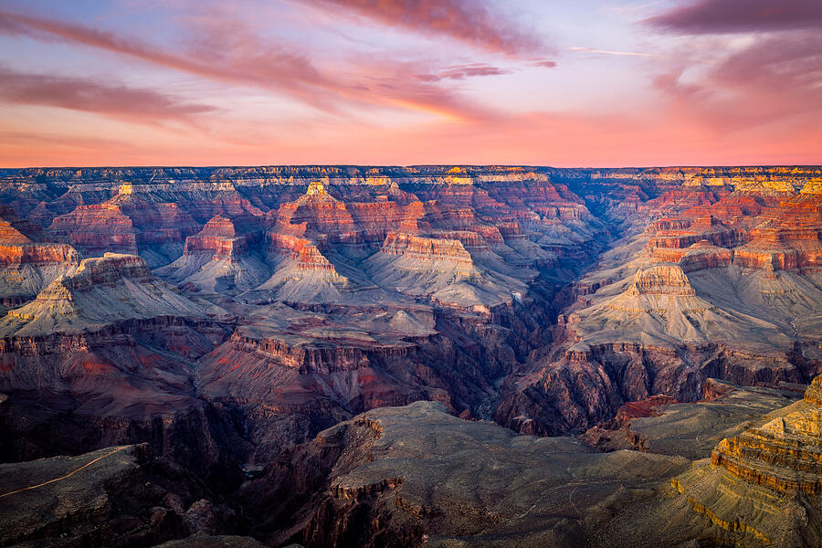 Grand Canyon Mather Point Sunset Photograph by Mayank Patel Grand Canyon Mather Point Sunset Photograph by Mayank Patel