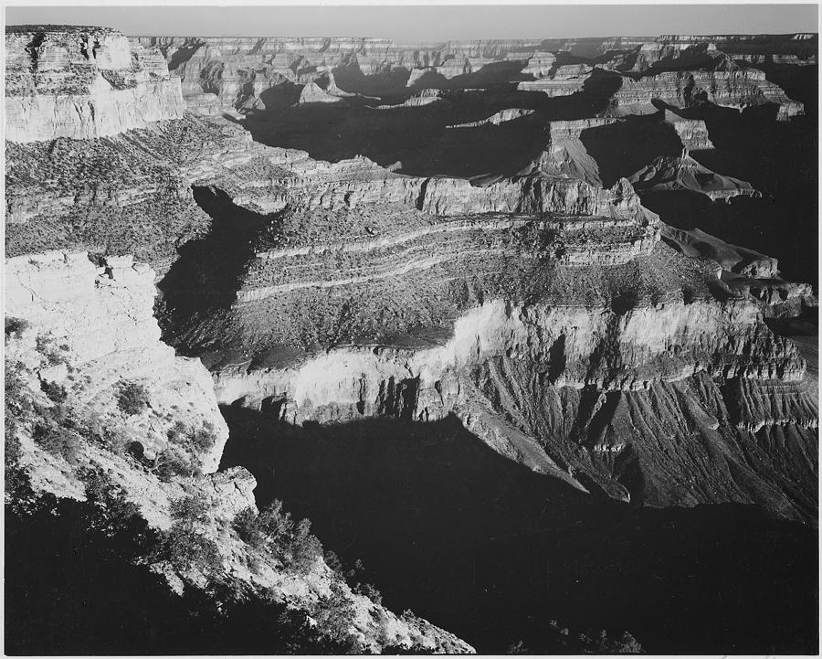 Grand Canyon National Park. Arizona 1933 - 1942 Painting by Ansel Adams
