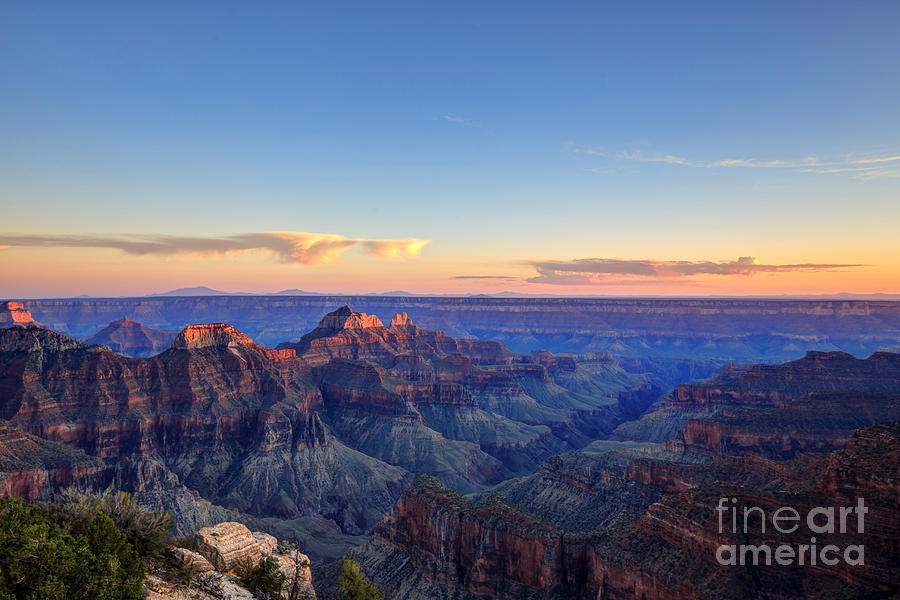 Usa Photograph - Grand Canyon National Park At Sunset by Jameschen Usa Photograph - Grand Canyon National Park At Sunset by Jameschen