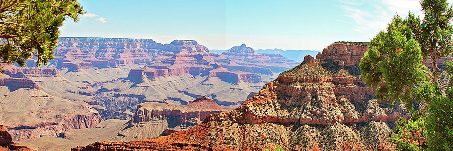 Grand Canyon National Park Photograph - Grand Canyon Panorama Iv by Sylvia Coomes