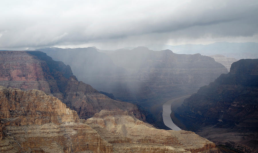Grand Canyon Rainstorm Photograph by Rappensuncle