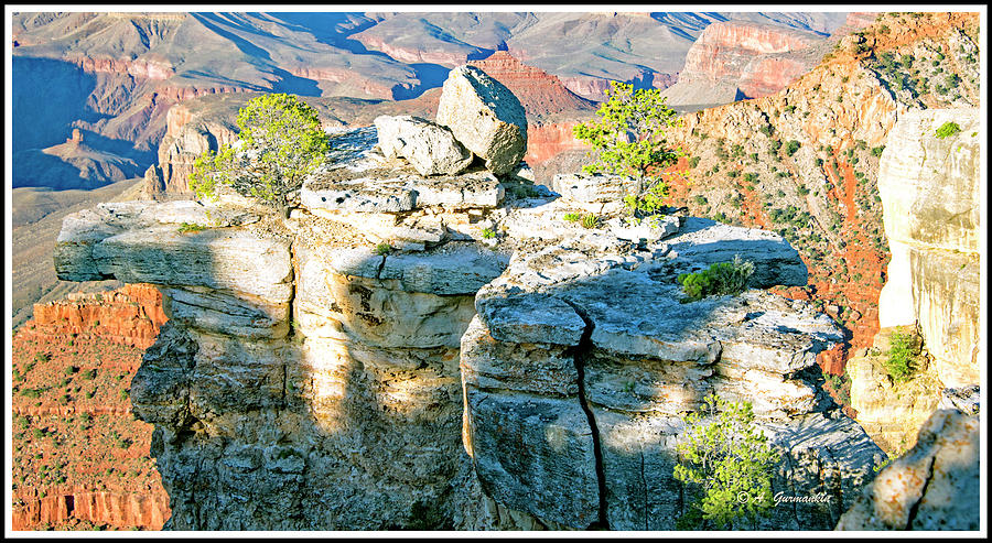 Grand Canyon Rock Formations, Arizona Photograph by A Macarthur Gurmankin