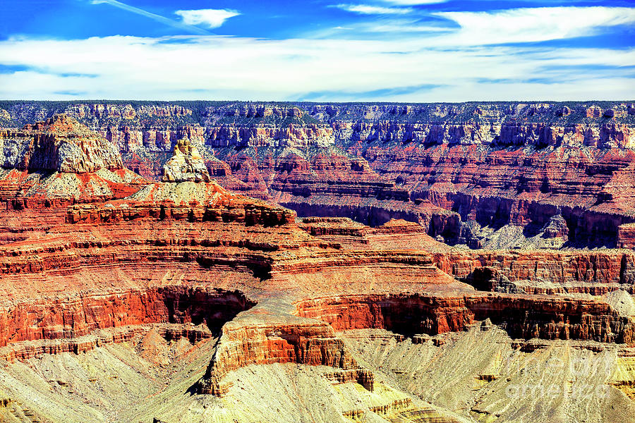 Grand Canyon Rock Layers Profile Photograph by John Rizzuto