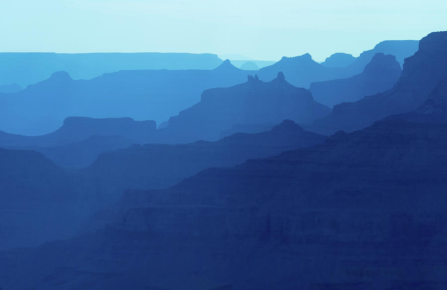 Grand Canyon Silhouette Photograph by Mayakova