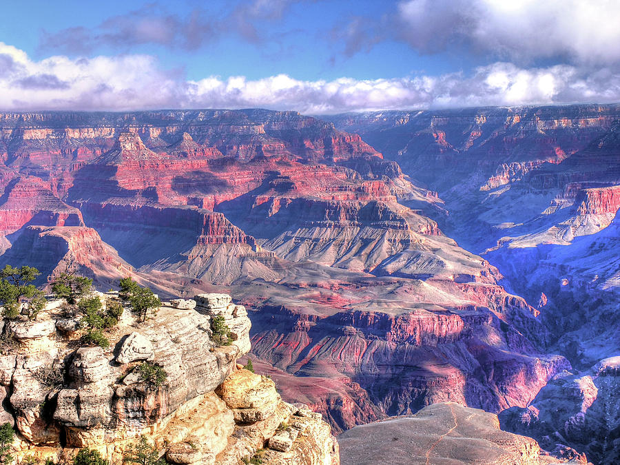 Grand Canyon South Rim Photograph by Glenn Ross Images