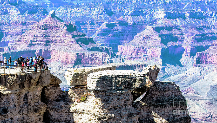 Grand Canyon National Park Photograph - Grand Canyon Vista, Mather Point by Felix Lai
