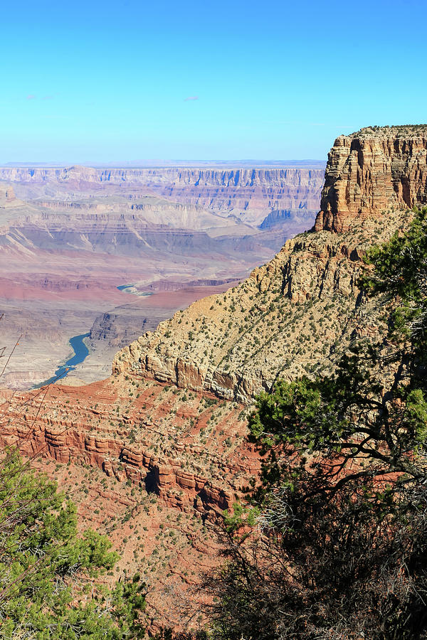 Grand Canyon with Colorado River 1 Photograph by Dawn Richards