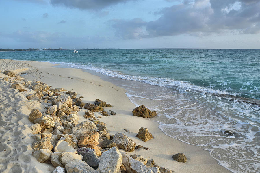 Beach Photograph - Grand Cayman Surf by JAMART Photography