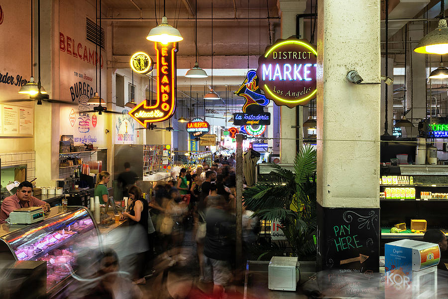 Grand Central Market Los Angeles Photograph by Louis Daigle