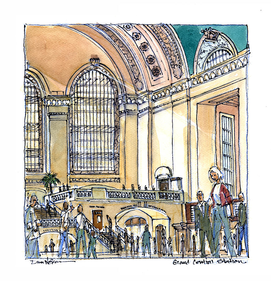 Grand Central Station Painting