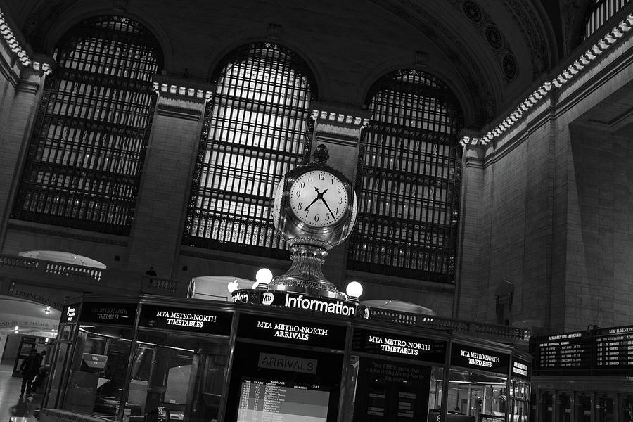 Grand Central Terminal Brass Clock Photograph by Doug Ash