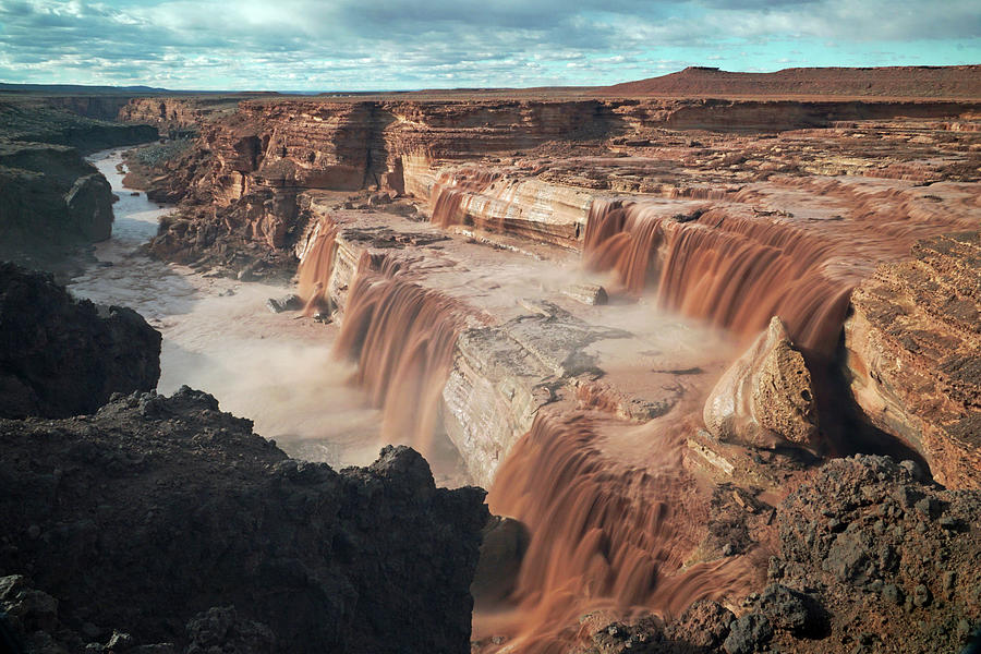 Grand Falls of the Little Colorado Photograph by JustJeffAz Photography