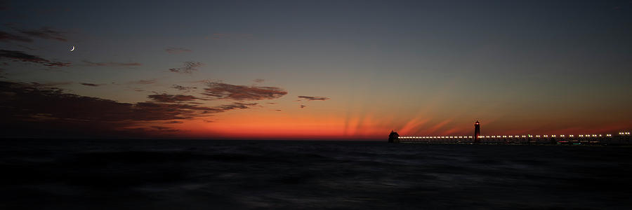 Grand Haven Pier Lighting Ceremony 9301901 12x36 by Rick Veldman Grand Haven Pier Lighting Ceremony 9301901 12x36 by Rick Veldman