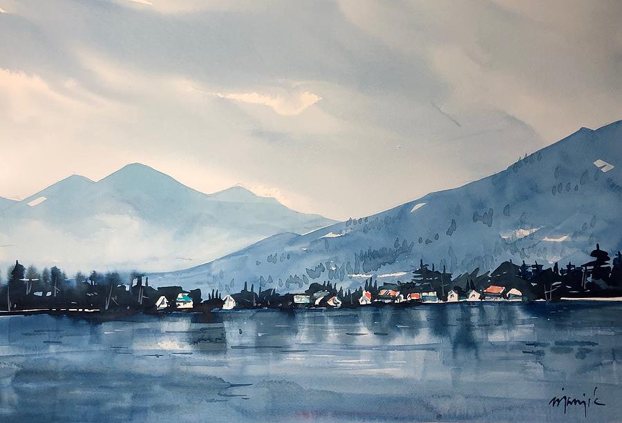 Grand Lake Colorado Painting - Grand Lake, CO  by Ugljesa Janjic