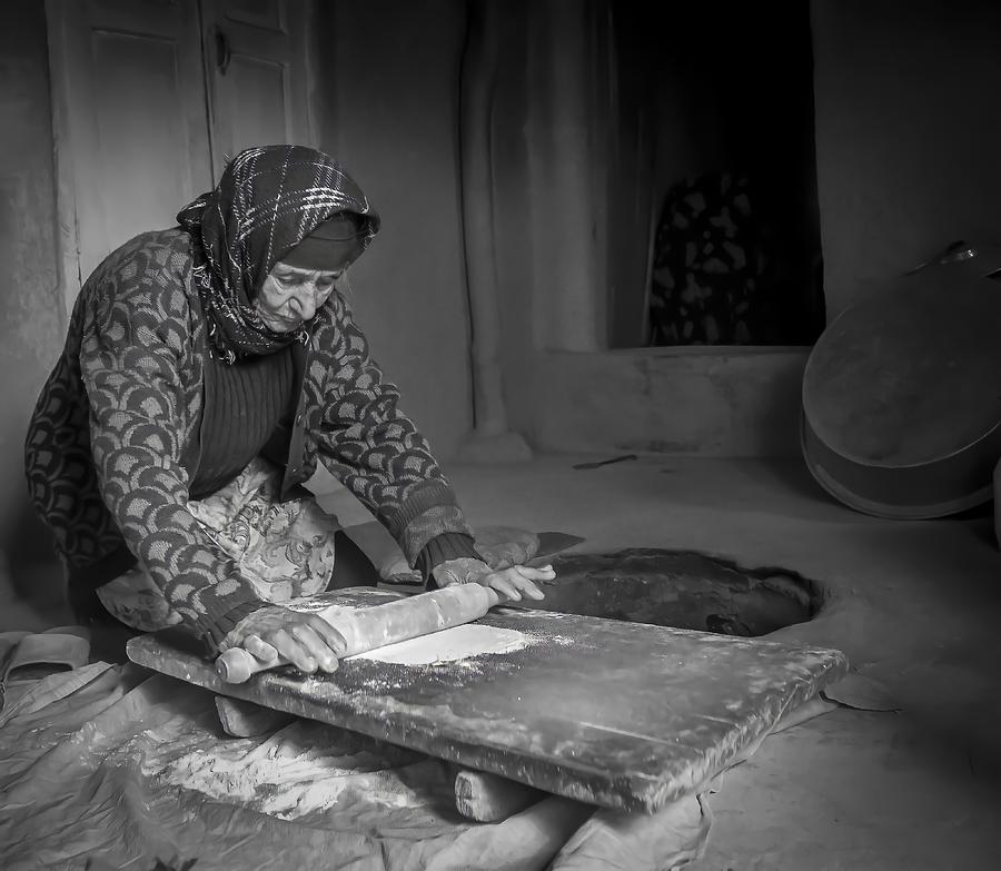 Bread Photograph - Grand Mother by Payman Mollaie