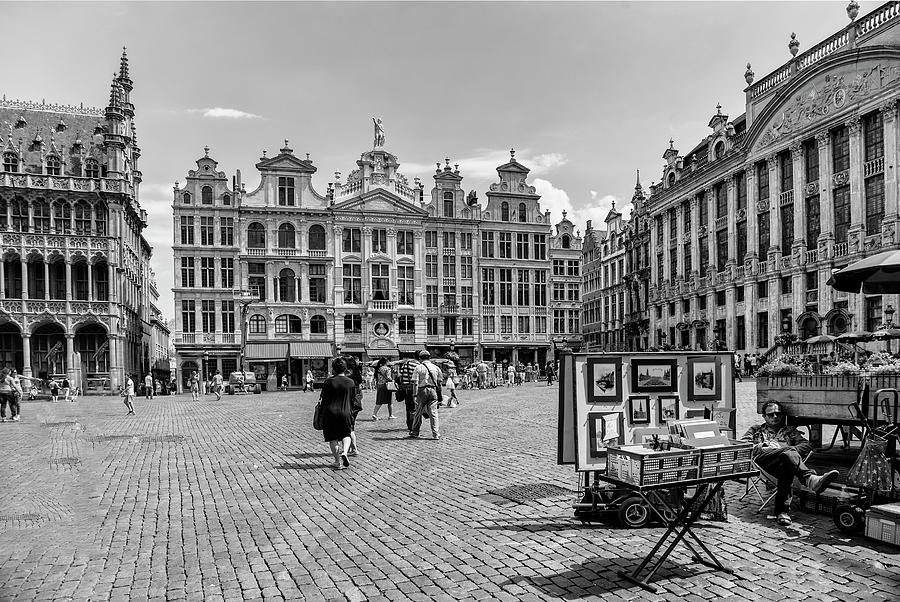 Grand Place Brussels Photograph by Georgia Clare