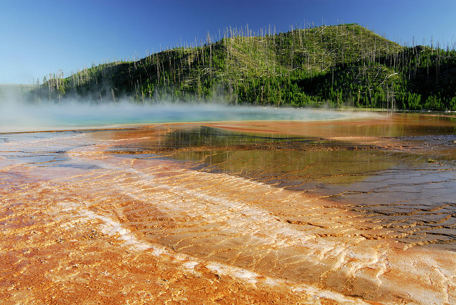 Grand Prismatic Spring Photograph by Aimintang