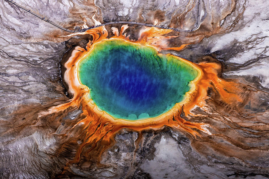 Grand Prismatic Spring Photograph by Philip Cho