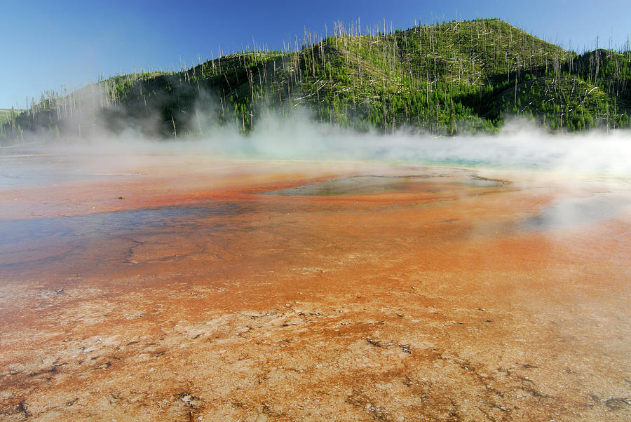 Grand Prismatic Spring Of Yellowstone Photograph by Aimintang