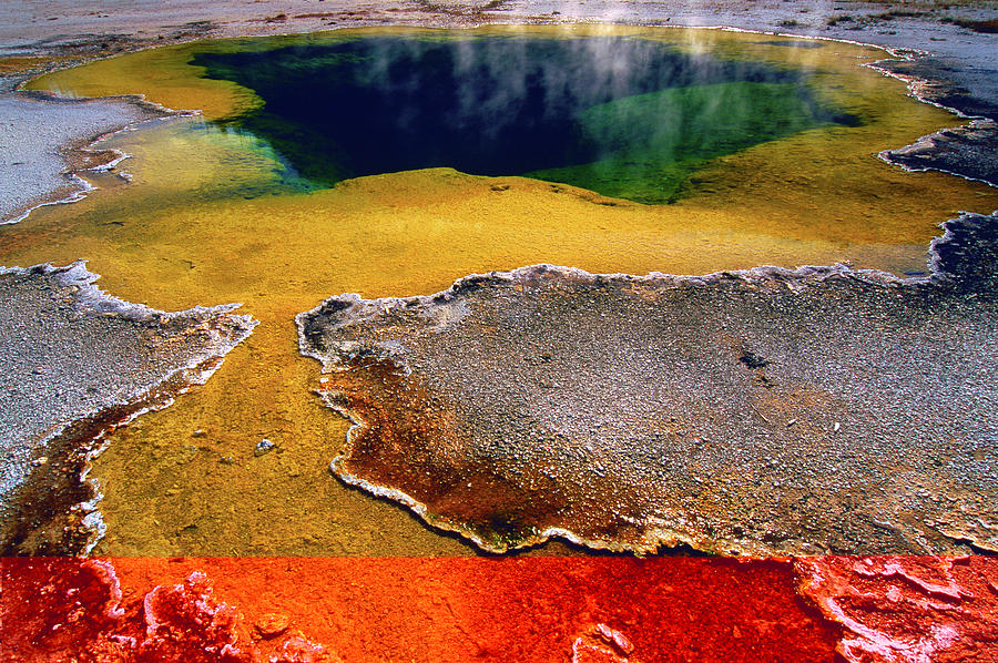 Grand Prismatic Spring Photograph by Photographed By Daniel Perez, Santa Ana, Ca.