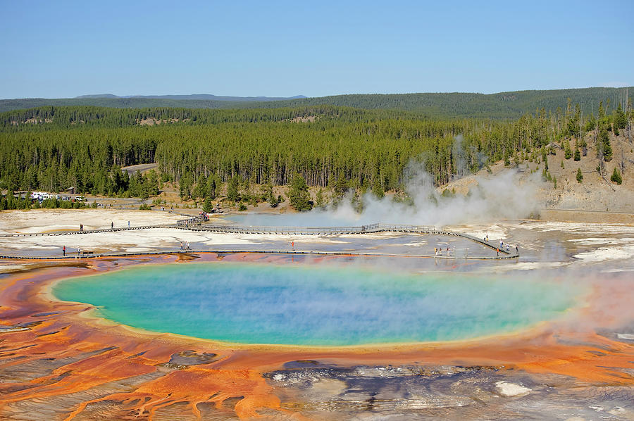 Grand Prismatic Spring, Yellowstone Photograph by Michele Falzone