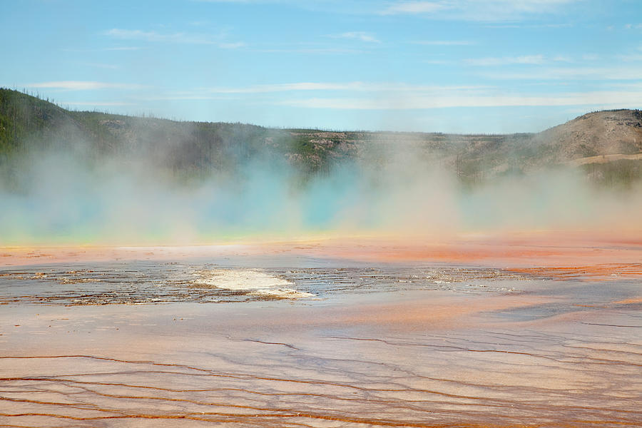 Grand Prismatic Springs, Yellowstone Photograph by Terryfic3d