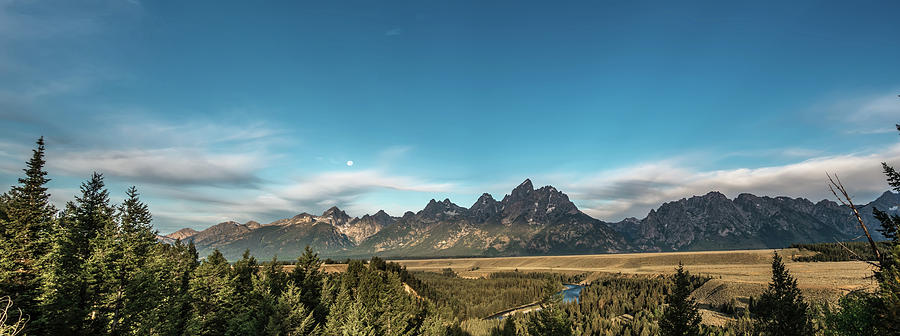 Grand Teton mountains scenic view  Photograph by Alex Grichenko