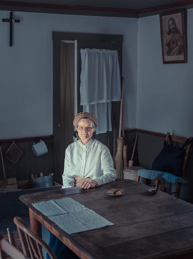 Village Photograph - Grandmas Birthday by Miroslaw