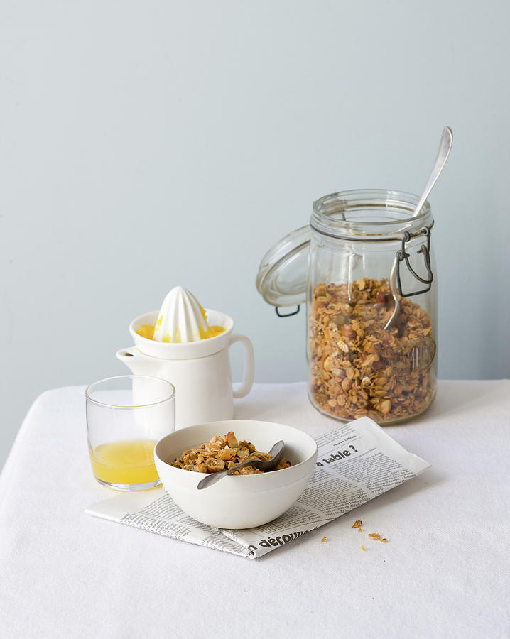 Granola For Breakfast Photograph by Akiko Ida