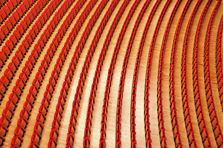 Tranquility Photograph - Grant Theatre De Provence Seats by Look Me Luck Photography