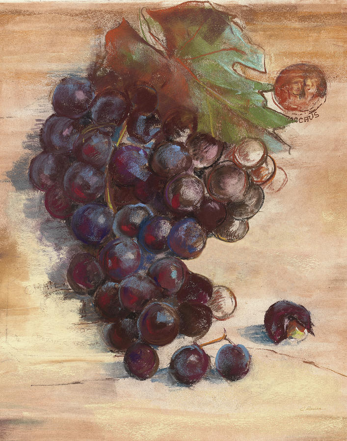 Grape Harvest IIi No Label Painting by Carol Rowan - Fine Art America