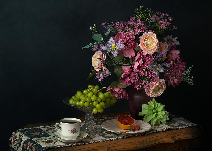 Flower Photograph - Grapefruit For Breakfast by Darlene Hewson