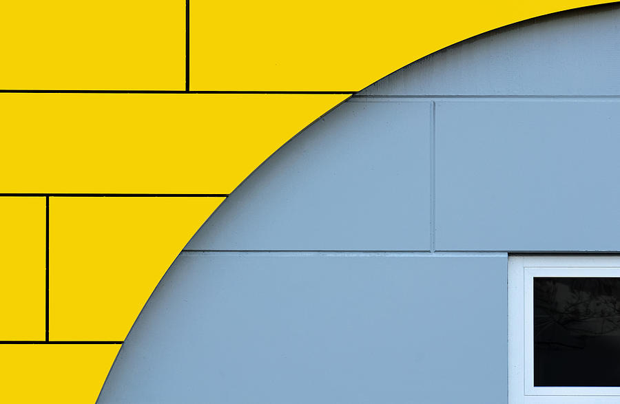 Graphic Facade With An Arch Photograph by Stephan Rckert