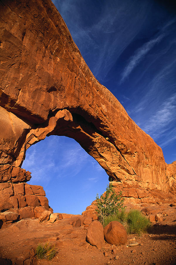 Grasc013 North Window Arch, Arches Np Photograph by Gary Conner