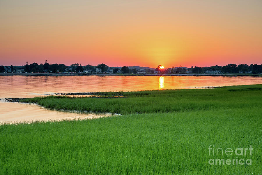 Grass Island Sunset Photograph by Alan Pelletier - Fine Art America