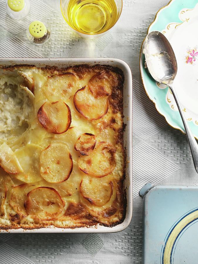 Gratin Dauphinois potato Gratin Photograph by Jonathan Gregson - Fine ...