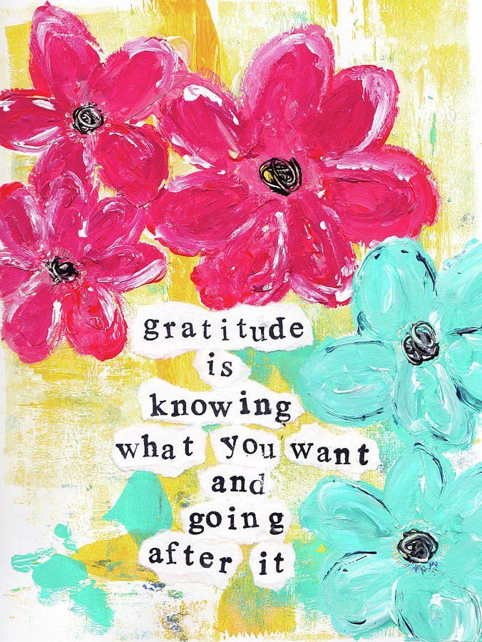 Gratitude Is Knowing Painting by Kathleen Tennant | Fine Art America